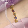 Wholesale Sweet Flower Cute Purple Sunflower Bracelet