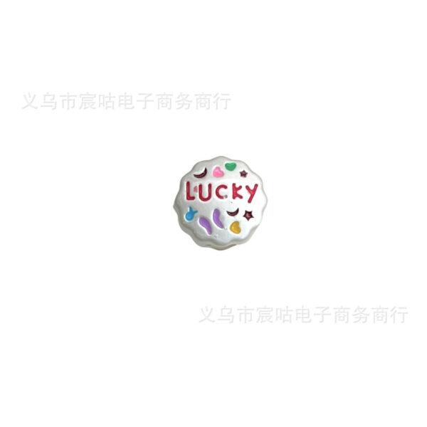 Wholesale Alloy silver plated lucky Star lucky lucky vertical hole through hole beads diy handmade beaded bracelet mobile phone chain jewelry accessories