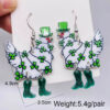 O1CN01sjys7i1UL3Fvjbfb3_2220508632500-0-cib Wholesale St. Patrick's Day rooster and hen heart-shaped acrylic earrings