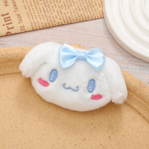 White long-haired Yugui dog / Back opening version