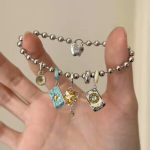 Wholesale Vintage Tarot Card Sun Moon Star Bracelet