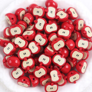 06 # 5 apples red / Sold by pack 5 pieces/pack