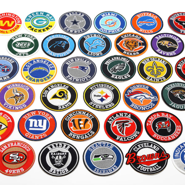 Wholesale Colorful and diverse circular team emblem embroidery DIY Patches