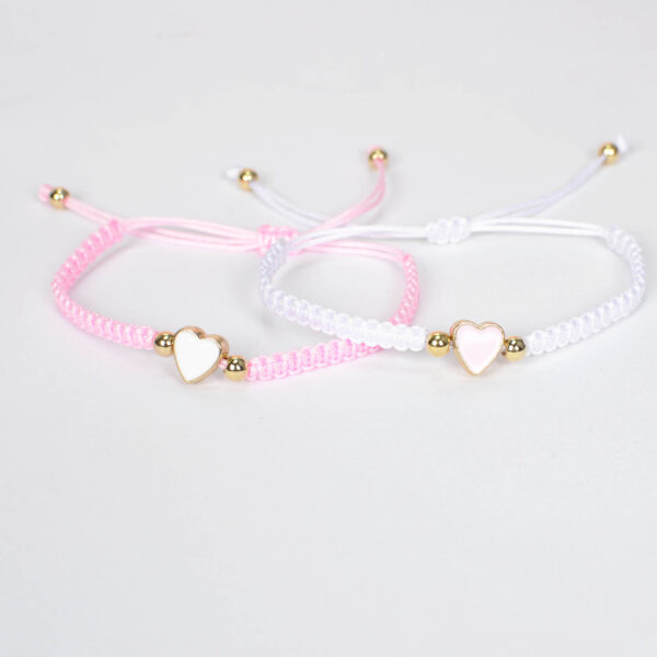 O1CN01snrESp1TBbJzu2vZ3_2200812712344-0-cib Wholesale Couple Bracelet Set Flat Knot Woven Love Woven Bracelet