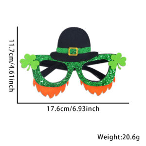 Topper Hat Beard / Irish Festival Glasses