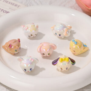 Lying cat (straight hole 2mm) mixed style randomly sent