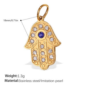 Pj317crg colored diamond gold pendant