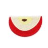 Wholesale Cartoon Apple Embroidered Fabric Patch Apple Cake Patch