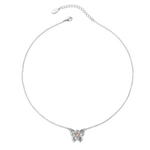 Pink natural stone (matching earrings are also available)