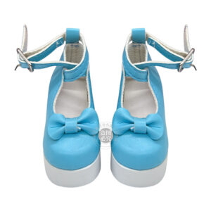 Blue Butterfly Platform Shoes