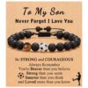 Wholesale Football baseball bead black frosted tiger eye stone bracelet