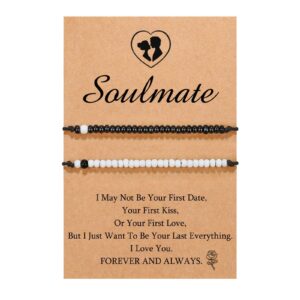 Black and white beads suit + Soulmate cards