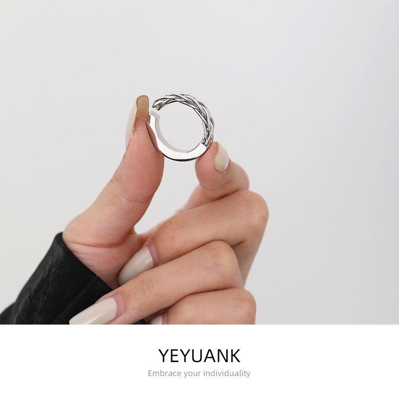Wholesale Fashion Commuter All-match Personalized Simple Cool Index Finger Ring