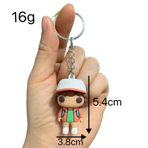 Wholesale Cartoon Stranger Things 3D Carnivorous Plant Figurine Keychain Bag Accessory Popular Ornament