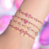 Wholesale Cute Love Zircon Butterfly Bracelet Valentine's Day