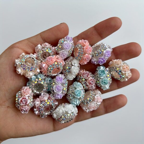 O1CN01suvQDQ1RHREool8nw_2216641112086-0-cib Wholesale Pearlescent Camellia Rose with Diamond Beads