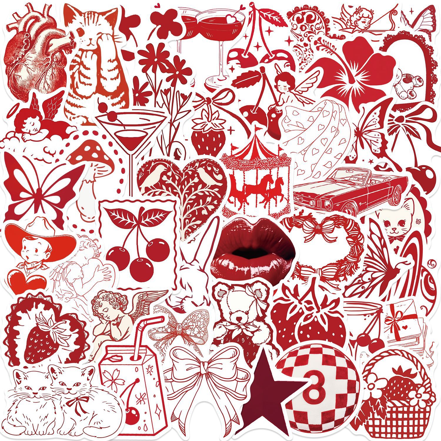 Wholesale Cartoon Valentine's Day Simple Graiti Stickers