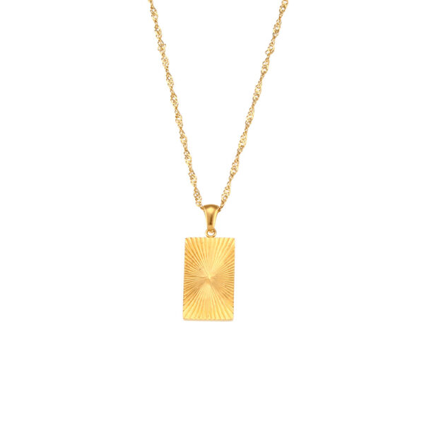 O1CN01t3VWod2AUrG1hPRKa_2213308878207-0-cib Wholesale Striped geometric pendant necklace