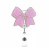 O1CN01t5aId12D5ccP17sTB_2220403148558-0-cib Wholesale acrylic cherry bow retractable badge clip DIY jewelry easy-to-pull buckle