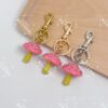 Wholesale Multi colored three-dimensional mushroom keychain