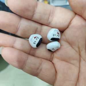 70163 white / Vertical hole