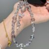Wholesale Star and Moon Beaded Phone Chain Keychain