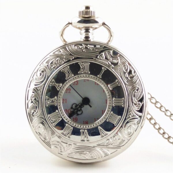 Wholesale Roman numeral black retro pocket watch