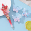 Wholesale 10pcs cartoon bead pen butterfly loose beads accessories