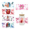 Wholesale Cartoon Cute Trendy Character Theme 16oz Cup UV DTF Wraps