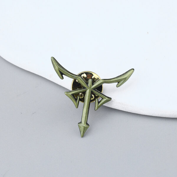 Wholesale Game Peripherals Brooch Parasite Larvae Metal Brooch