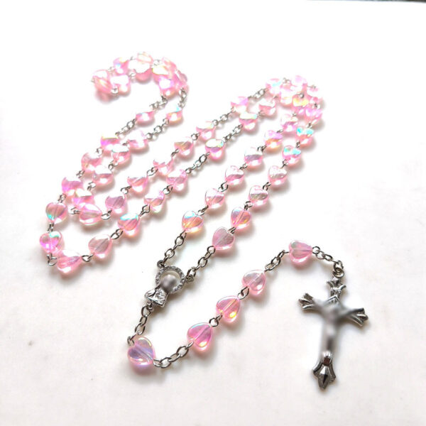 O1CN01tG3UFd1qg2mYI9RnN_3253855524-0-cib Wholesale cross pink love necklace beauty personality accessories