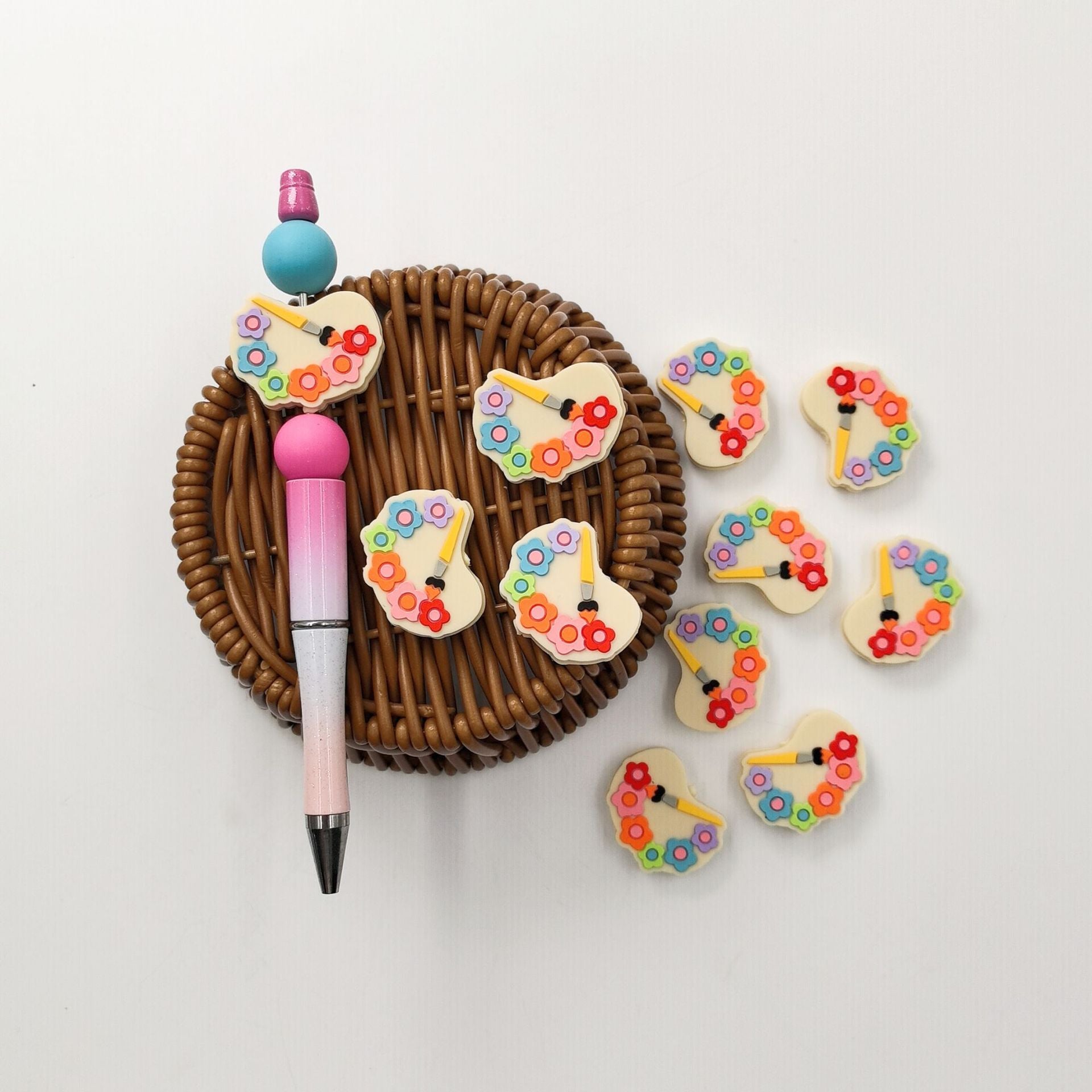 Wholesale Cartoon Creative Flowers Multifunctional Silicone Beads