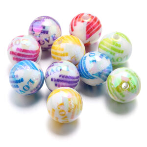 Solid color mixed color / Size: 16mm aperture 2.8mm