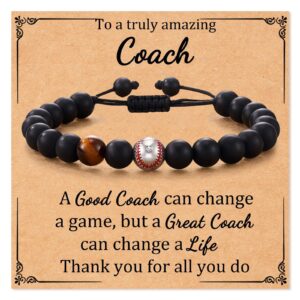 Coach card + baseball bracelet