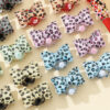 Wholesale 10pcs Cute Leopard Bow Flower Bead Accessories DIY Beads