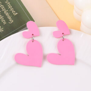 Pink two consecutive hearts