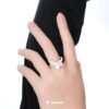 O1CN01tUyb8l1eEm0wjOMD6_2218382003840-0-cib Wholesale Autumn and Winter White Iris Blossoming Ring