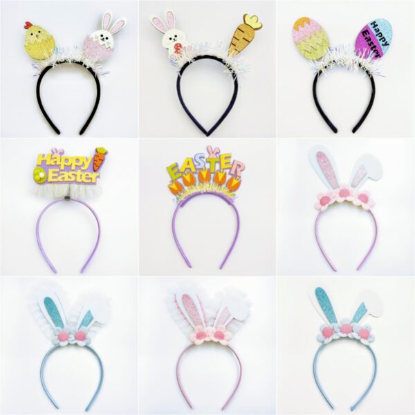 Wholesale Easter Cute Rabbit Easter Egg Headband