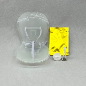 Transparent thin rope chair + incense box + clip + incense tablets