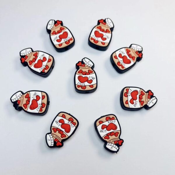 O1CN01tbdJAJ2FO3ahCXKo1_2216349148869-0-cib Wholesale 10PCS Silicone Cartoon Beads