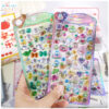 Wholesale Shanle 3D Stereo Relief Fun Stickers Beautiful and Cute Kidsren and Girls DIY Mobile Phone Case Cup Handmade Decorative Stickers