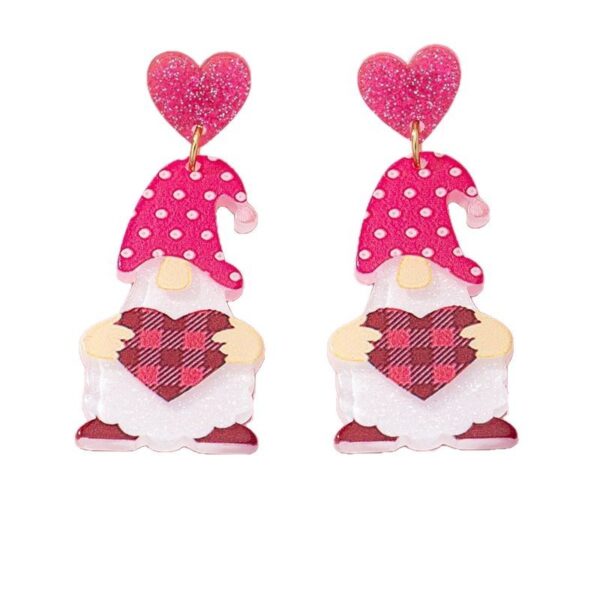 O1CN01tcwz2r2F775uPhNkq_2217900038832-0-cib Wholesale Pink Love Face Covering Elderly Acrylic Earrings