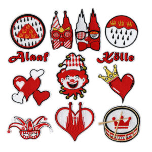 Wholesale Red Cartoon Carnival Series Embroidery DIY Patches