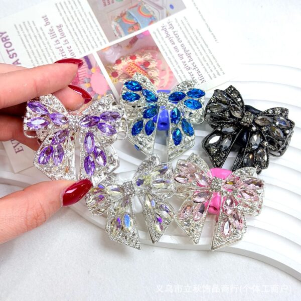 Wholesale 10pcs Colored Crystal Bow Water Diamond Beads