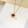Wholesale Valentine's Day Love Titanium Steel Necklace