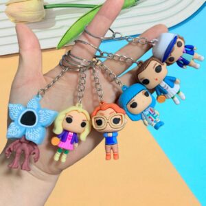 Strange plush toy keychains - Mixed styles 4 / 5.4*3.8