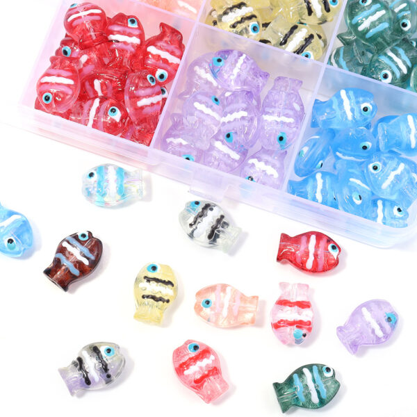 O1CN01tlWAXH2HlXJH2Rl9X_2206784719191-0-cib Wholesale Ocean Cute Glass Hand-Painted Fish Beads