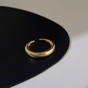 Gold plain ring