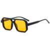 Wholesale Retro Pilot Double Beam Large Frame Sunglasses
