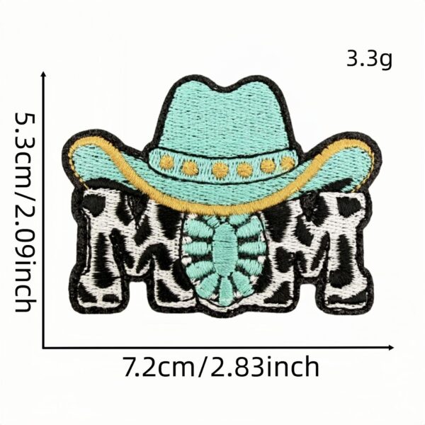 Wholesale Turquoise denim patch